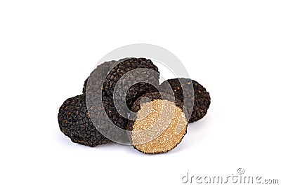 Black truffles Stock Photo