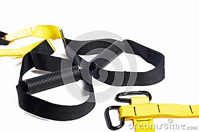 Black trx on an isolated Stock Photo