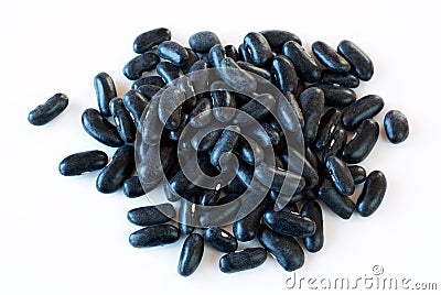 Black turtle bean Stock Photo