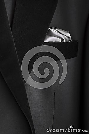 Black tuxedo Stock Photo