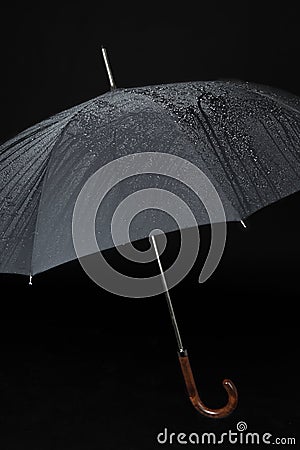 Black umbrella Stock Photo