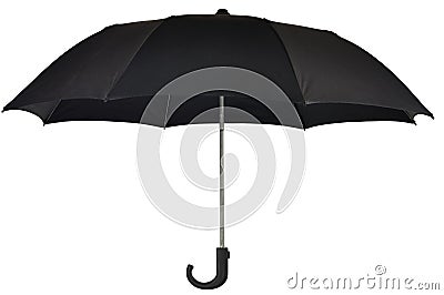 Black Umbrella Stock Photo