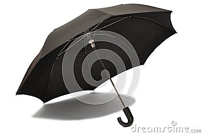 Black Umbrella Stock Photo