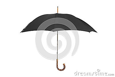 Black Umbrella Stock Photo