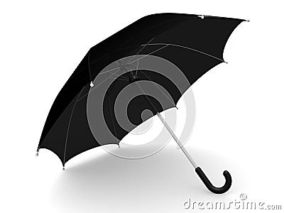 Black umbrella Stock Photo