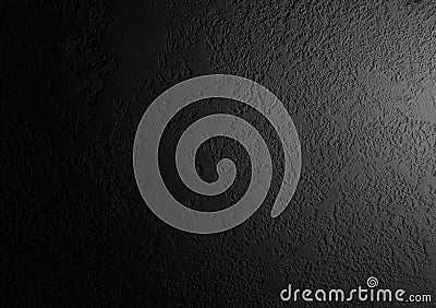 Black wall cemented textured background design Stock Photo
