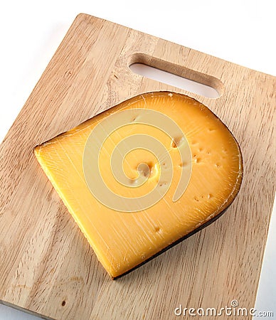 Black wax cheese Stock Photo