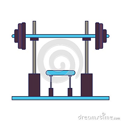 Black weights for arm training Vector Illustration