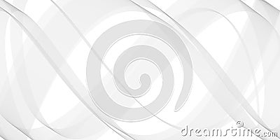 Black and white abstract background - dynamic gray lines on white background Cartoon Illustration