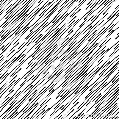 Black and White Abstract Diagonal Striped Background Vector Illustration