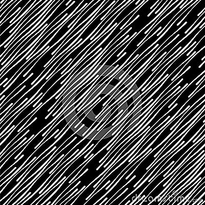 Black and White Abstract Diagonal Striped Background Vector Illustration