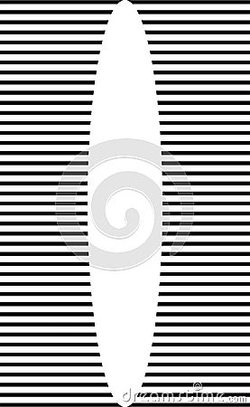 Black and white abstract geometric circles seamless pattern, vector Vector Illustration