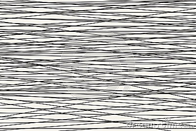 Black and white Abstract horizontal striped pattern. Vector Vector Illustration