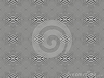 Black and white abstract pattern. Vector illustration. Vector Illustration