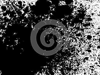 Heavy Thrown Powder 1C black Vector Illustration