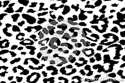 Seamless abstract background of black and white animal print background Stock Photo