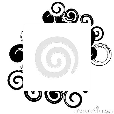 Black and white background for Vector Illustration