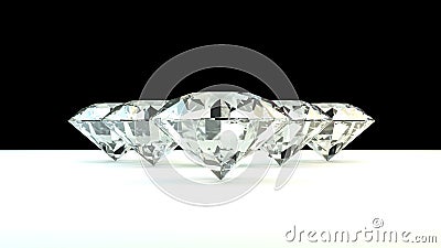 Black and white background of glittery diamonds Stock Photo