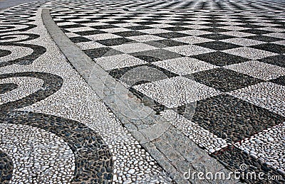 Black And White Checker Floor Tile Pattern Stock Images - Image ... - Black And White Checker Floor Tile Pattern Stock Images - Image: 17833164