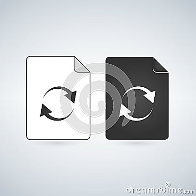 Black and white Coding HTML File Icon, vector illustration isolated on white background. Cartoon Illustration