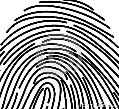 Black and white finger Abstract Pattern Texture or Background Vector Illustration