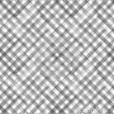 Black and white plaid background Stock Photo