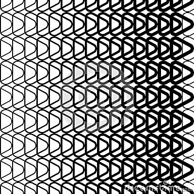 Black and white halftone background. Seamless pattern. Stock Photo