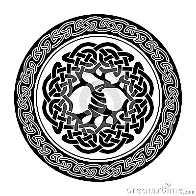 Celtic Tree of Life Vector Illustration