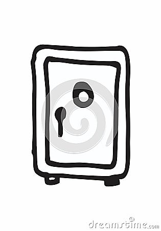 Isolated safe illustration Cartoon Illustration