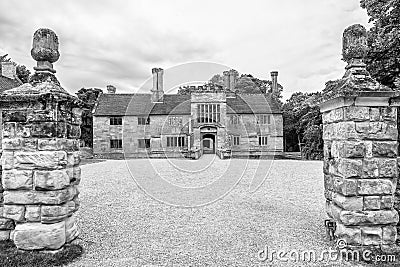 Baddesley Clinton Manor House, Warwickshire, England. Editorial Stock Photo