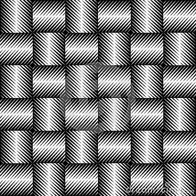 Black and white jagged edge seamless pattern Vector Illustration