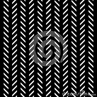 Black and white line abstract pattern background. Vector Illustration