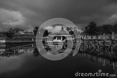 Black and white Longexposure Photos Stock Photo