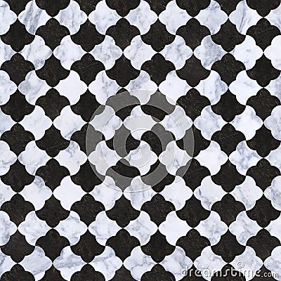 Black and white marble Stock Photo