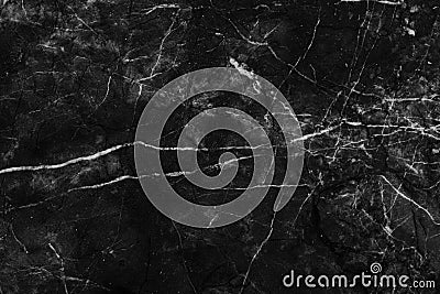 Black and white marble background and texture pattern with high resolution Stock Photo