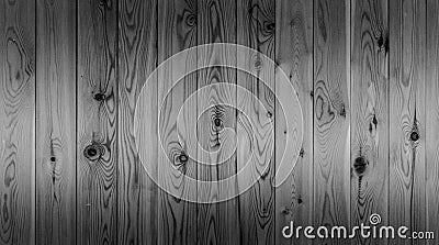 Black and white old wood plank texture background. Wooden board pattern texture. Dark wall natural timber surface Stock Photo