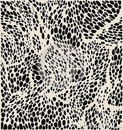 black and white random abstract pattern, in the style of synthetism-inspired, rounded, dotted Vector Illustration
