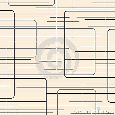 Black & White Retro Lines Stock Photo