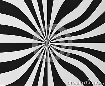 Black and white retro 1960s disco vanishing point computer graphic background Stock Photo