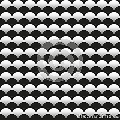 Black and white scales background Vector Illustration