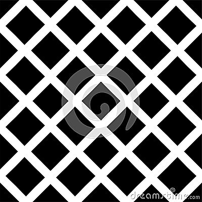 Black and white seamless geometrical pattern Vector Illustration