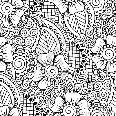 Black And White Seamless Pattern. Stock Vector - Image: 61314690
