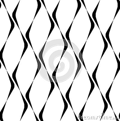 Black and white seamless pattern modern stylish, abstract background Vector Illustration