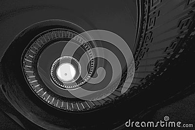 Mythic Staircase of the Mechanics` Institute Editorial Stock Photo