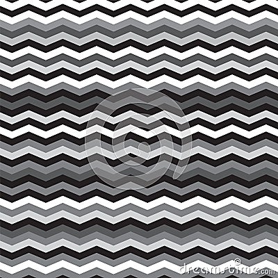 Black, white and silver shade chevron line background Vector Illustration