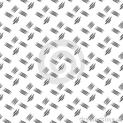 Black and white tally marks hand drawn seamless pattern Stock Photo