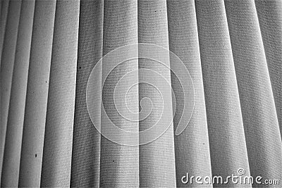 Black and white texture of striped canvas Stock Photo