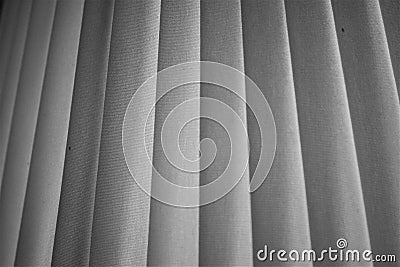 Black and white texture of striped canvas Stock Photo