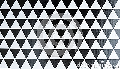 Black and white triangle background Stock Photo