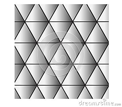 Black and white triangle background - vector illustration Cartoon Illustration